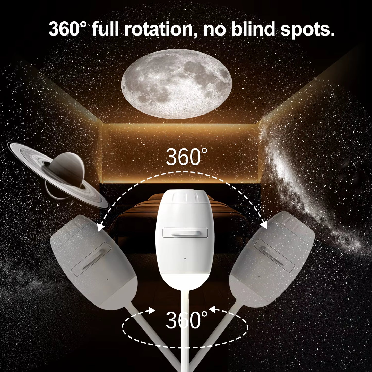 Mini Galaxy Star Projector
